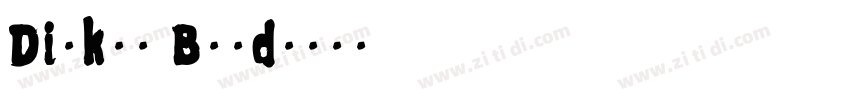 Diskus Bold字体转换